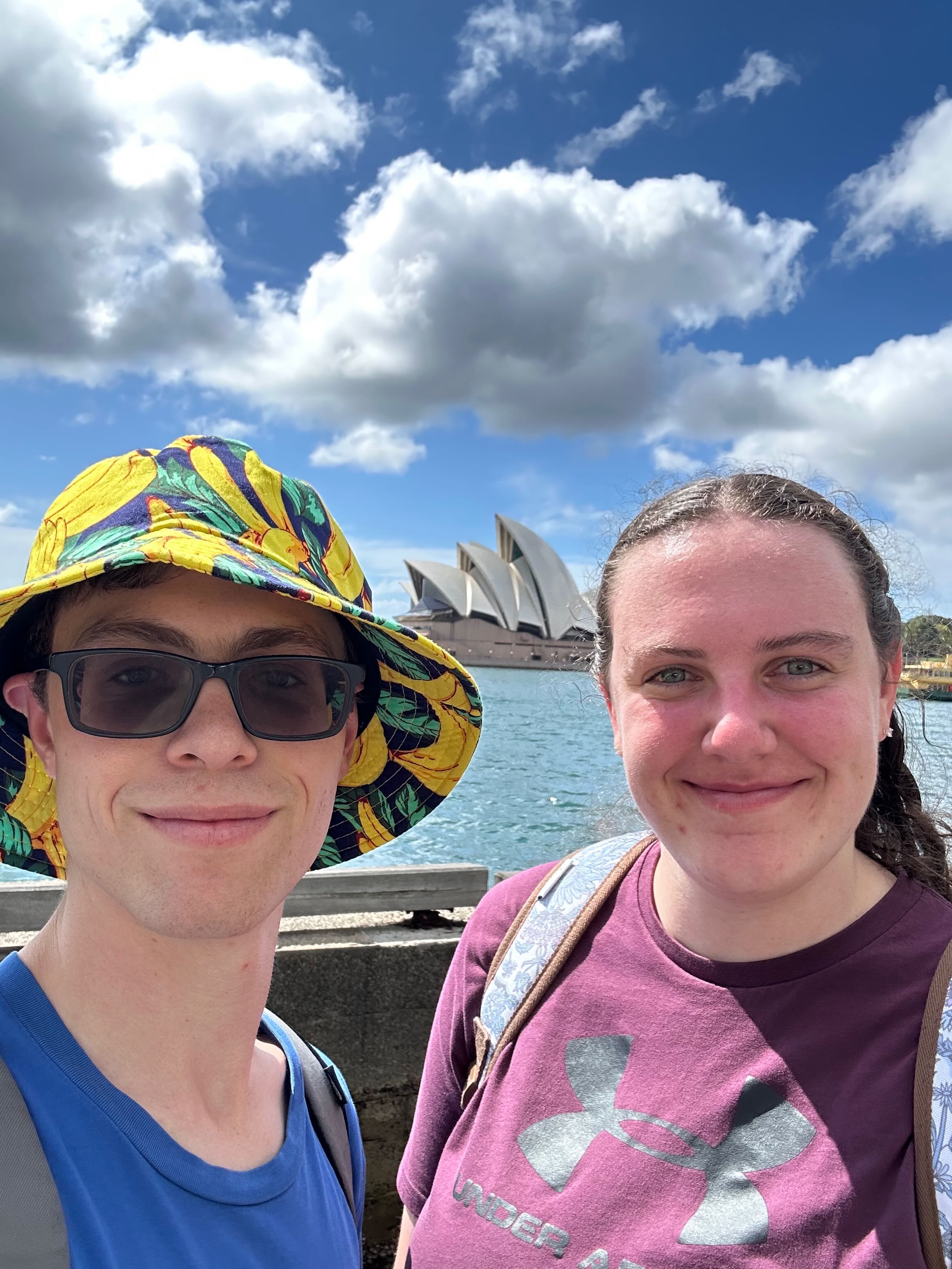 Us in front of Sydney Opera House